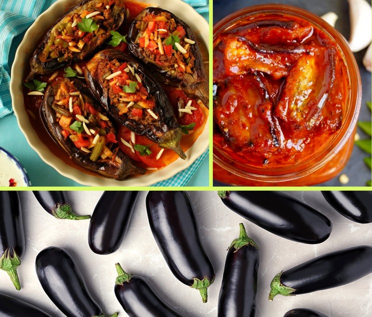 Соленые баклажаны, фаршированные овощами, пошаговый рецепт с фото на ккал