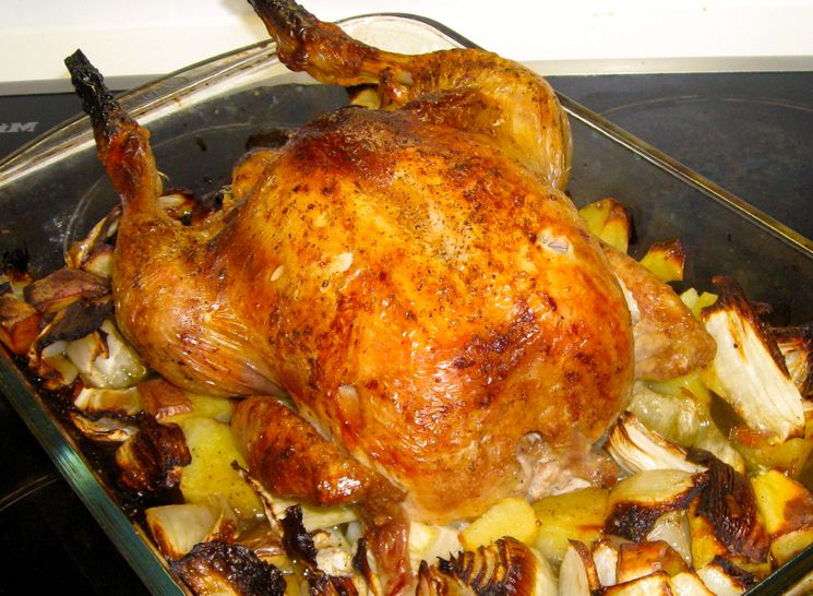 Рецепт курицы в духовке целиком с корочкой в духовке рецепт с фото пошагово