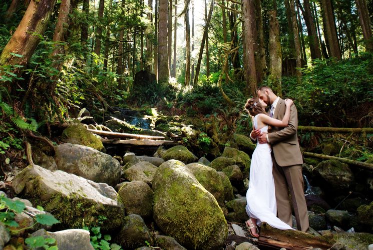 Сказочная свадьба в лесу