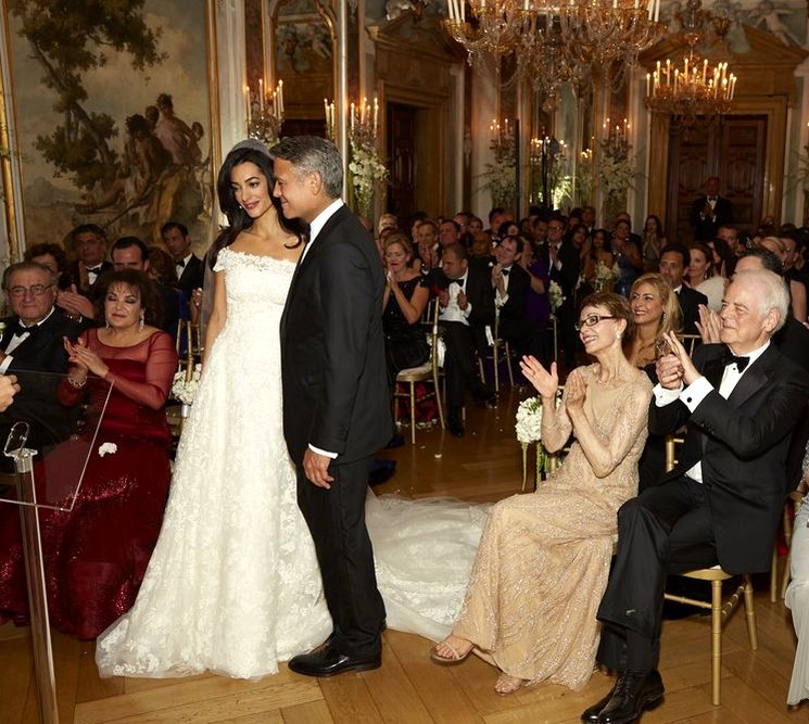 Свадьба голливудской звезды Джорджа Клуни и Амаль Аламуддин